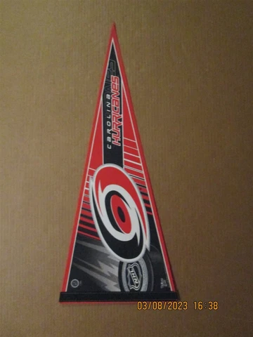 NHL Carolina Hurricanes Vintage 1990's Wincraft Sports Team Logo Hockey Pennant Cover
