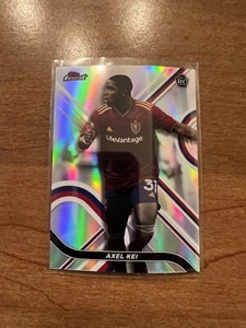 2022 Topps Finest MLS #73 Axel Kei RC Rookie Salt Lake City Refractor Card - Picture 1 of 2