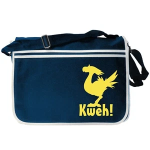 Chocobo Inspired Kweh Fantasy Videogame Canvas Satchel Messenger Shoulder Bag - Picture 1 of 8