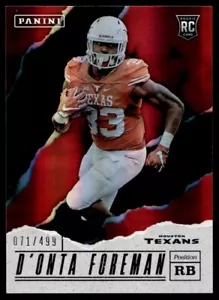 2017 Panini fête des pères D'Onta contremaître recrue A39 071/499 Houston Texans #44 - Photo 1 sur 2