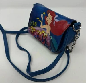 RARE Mini Crossbody Disney Little Mermaid Arielle Heart Logo Loungefly Purse Bag - Bild 1 von 5