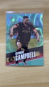 2022 Topps Chrome MLS #22 George Campbell Aqua Lava /299 Atlanta United - Picture 1 of 2