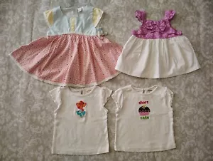 First Impressions Gymboree 18-24 Monate kurz Kuchen Vogel Applikation Top Shirt SET - Bild 1 von 9
