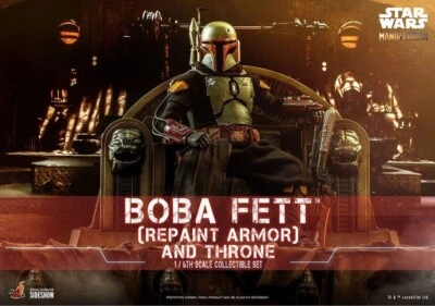 Hot Toys Star Wars TMS056 Boba Fett Repaint Armor & Throne 1/6 Figure - Image 1 of 4