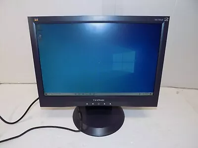 ViewSonic VA1703wb 17" Computer Monitor with VGA and Power Cable - Image 1 of 3