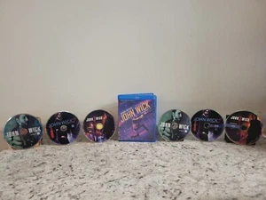 John Wick: Chapters 1-3 (Blu-ray/DVD, 2019) CIB 6 DISCS SET FAST SAME DAY SHIP - Picture 1 of 10