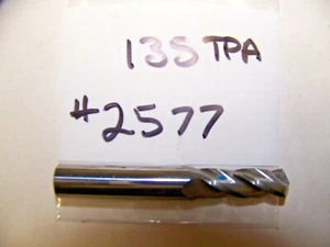 21/64 DIA 2FL CARBIDE ENDMILL 135 TPA 1.0 LOC 2.5 OAL (ITEM #2577) - Picture 1 of 2