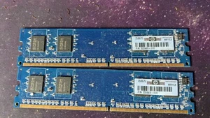 HP 355949-888 256MB PC2-4200- 444 LF DDR2 DIMM - 2 sticks - Picture 1 of 3