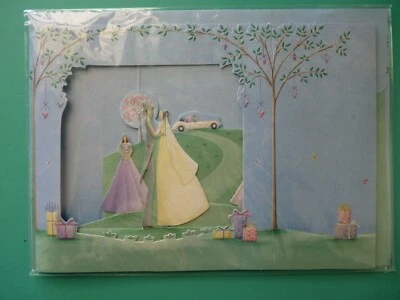Wedding Congratulations Greeting Card 3-D Embellished Paper Magic Group - Image 1 of 2