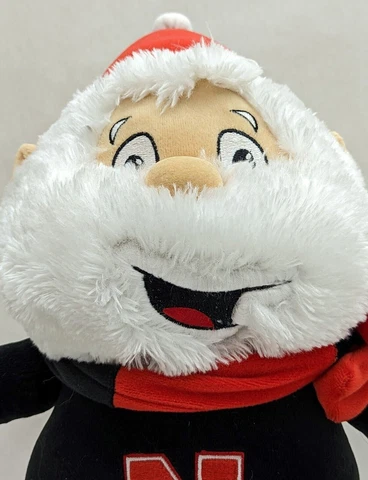 Nebraska Cornhuskers NCAA Licensed Santa Claus Standing Plush 16" Cover