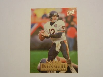 1995 FLEER ULTRA FOOTBALL ERIK KRAMER #44 CHICAGO BEARS - Image 1 of 4