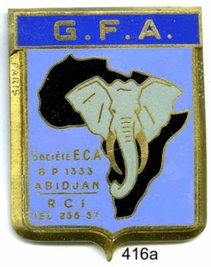 CA416a - PLAQUE DE CALANDRE AUTO - G.F.A - Imagen 1 de 1