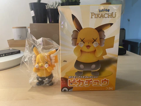 KAWS Pokémon Pikachu Yellow 4” Cover