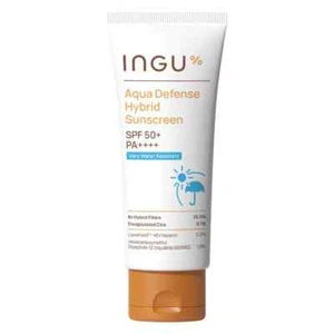 Protector solar híbrido INGU Aqua Defense FPS 50+ PA++++ muy resistente al agua 70 ml. - Imagen 1 de 6