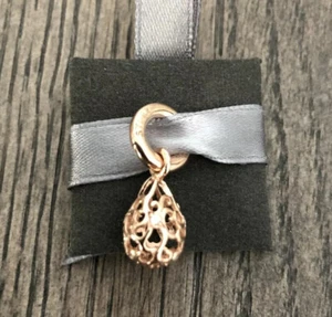Story Kranz Ziegler NEW Sterling Silver Rose Gold Nouveau Drop dangle Charm $89 - Picture 1 of 5