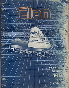 MANUALE RICAMBI MOTOSLITTA SKI-DOO ELAN 1984 P/N 480 1177 00 (706) - Foto 1 di 1