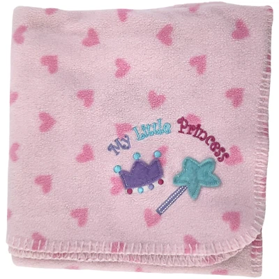 Circo Pink My Little Princess Fleece Heart Blanket Target htf Lovey Wand Crown - Image 1 of 4