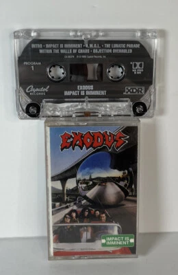 EXODUS Cassette-Impact Is Imminent (1990 thrash metal) - Image 1 of 4
