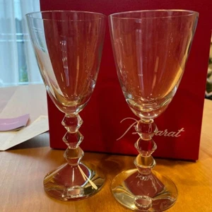 Baccarat -  Vega Crystal Wine Glass Set France w/Box - Picture 1 of 9