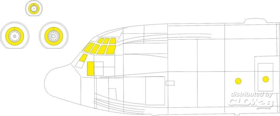 Eduard Accessories: AC-130J 1/72 ZVEZDA in 1:72 [7306653] - Immagine 1 di 1