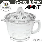 [500Ml] Avanti Glass Juicer Measuring Manual Orange Lemon Lime Citrus Press Jug