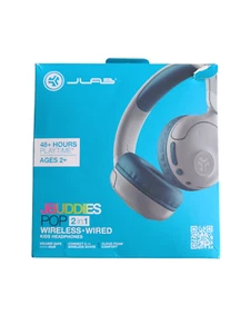 JLab JBuddies Pop Cuffie Bluetooth Wireless - Teal - Foto 1 di 2