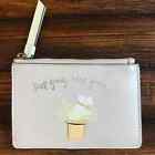 Radley London Leather Zip Top Coin Purse Card Holder Keep Going Keep Growing