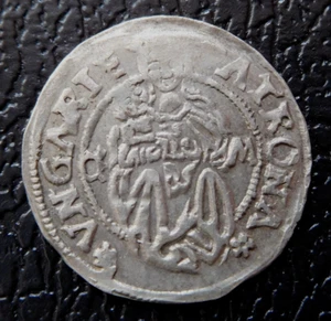 HUNGARY - TRANSYLVANIA / I.IOHAN ZAPOLYA / SILVER DENAR / 1527 C-M - Picture 1 of 4