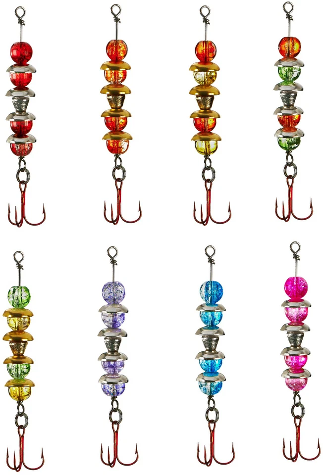 Lindy Wally Talker Walleye Bead & Disc Clacking Ice Fishing Lure - Image 1 of 1