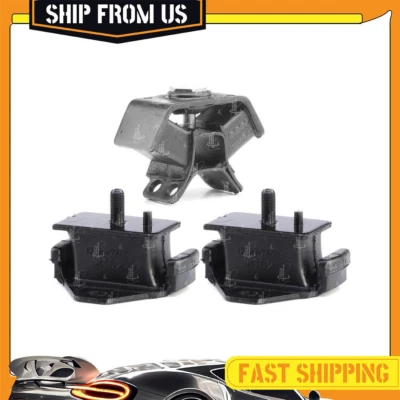 Kit de montaje de transmisión AT motor de anclaje de 3 piezas para Toyota Tacoma 1998-1999 tracción trasera Foto 1 de 4