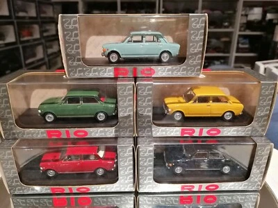 Rio Models 1/43 Fiat 128 SET Giallo Verde Nero Rosso Grigio MINT with box - Immagine 1 di 4