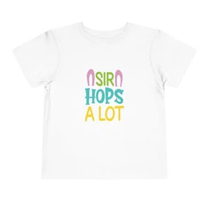 Cute Toddler Tee: "Sira Hops A Lot" - Fun, Playful, Gifts, Celebrations, - Picture 1 of 73