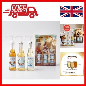 Sugar Free Coffee Syrup Gift Set: Caramel, Vanilla, Hazelnut - 3 x 25cl - Picture 1 of 8