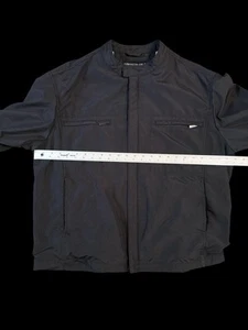 Kenneth Cole New York Men’s Black Lightweight Jacket XXL Zip Front Casual - Picture 1 of 8