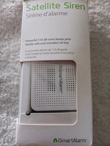 New iSmartAlarm Satellite Siren AS3 110db Adjustable Volume Alexa Compatible - Picture 1 of 3