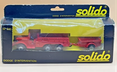 Solido Dodge D’Intervention #391 - Camión de bomberos vintage en caja - Diecast casi como nuevo Foto 1 de 4