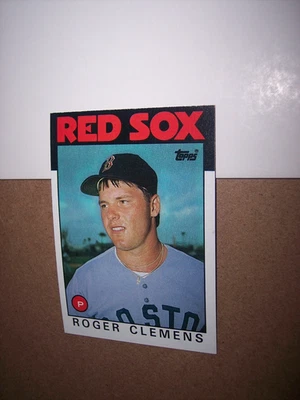 Tarjeta de béisbol 1986 Topps Roger Clemens #661 casi nueva o mejor Foto 1 de 2