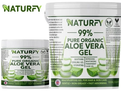 Aloe Vera Gel Pure Natural Organic Multipurpose Soothing Hair & Skin Care500-1kg - Image 1 of 4
