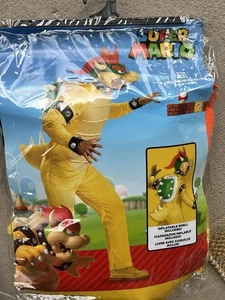 Bowser Nintendo Super Mario Brothers LG-XL Halloween Adult Costume Few SNAGS - Picture 1 of 11
