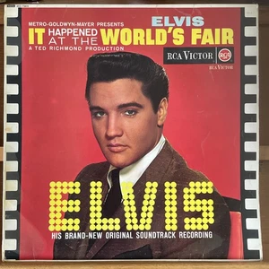 ELVIS PRESLEY - 1963 - "IT HAPPENED AT THE WORLD'S FAIR" - 12" ALBUM - *VG+/VG* - Picture 1 of 4
