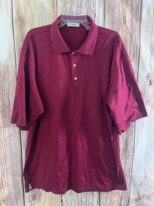 Peter Millar Red Polo Shirt Mens Size XXL Comfort Golf Sport Athleisure - Picture 1 of 11