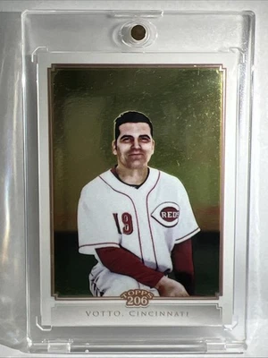 2010 Topps 206 Chrome - Joey Votto Cincinnati Reds Chrome #TC18 /999 - Image 1 of 2