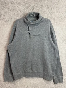 Polo Ralph Lauren Jumper Mens XXL Grey Shawl Neck Collar Sweatshirt Sweater - Picture 1 of 9