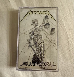 Metallica ...And Justice for All Cassette Tape Vertigo Records 1988 - Foto 1 di 2