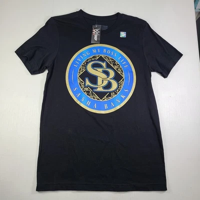 Nueva Camiseta WWE Sasha Banks Para Hombres Luchador Mediano Mercedes Mone Lucha Camiseta Foto 1 de 4