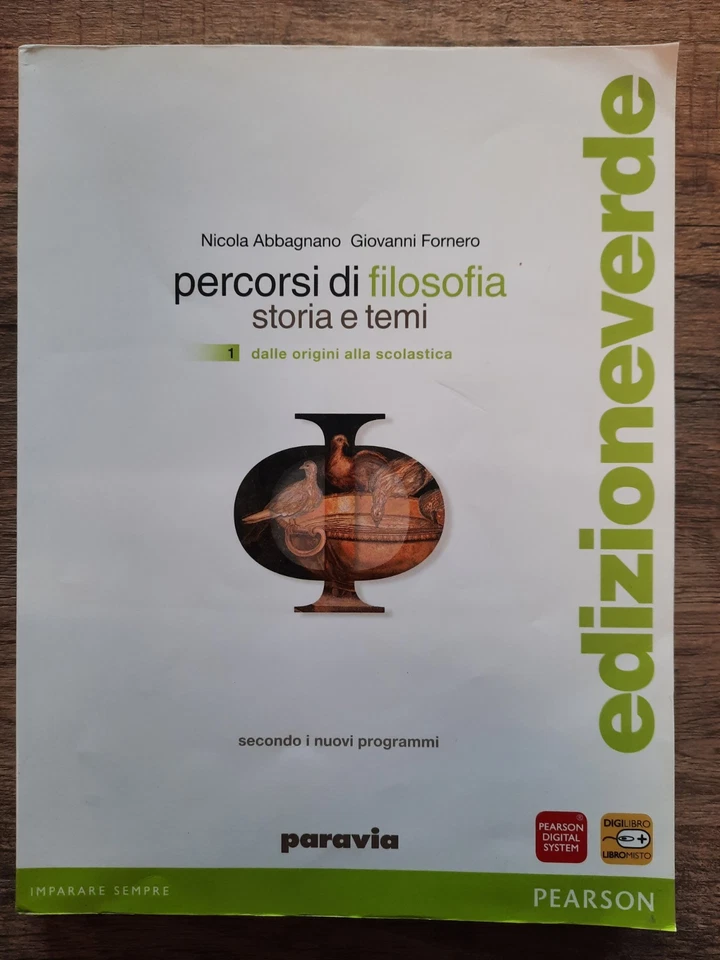 Percorsi di filosofia _Edizione verde_ volume 1 "Paravia" - Immagine 1 di 1