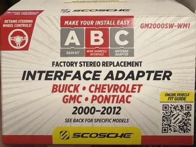 Interface Adaptor GM2000SW-WM1 Factory Stereo Replacement - Image 1 of 4