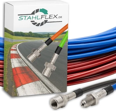 Steel braided brake hose for Rover 200 [XW convertible] - Image 1 of 4
