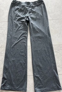 Danskin Now Pants, Women's Size LG 12/14 Gray Heather Yoga Pants Pull On Bootcut - Picture 1 of 10