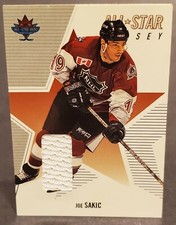 2002-03 ITG Be A Player Memorabilia All-Star Jerseys #ASJ-51 Joe Sakic /90
